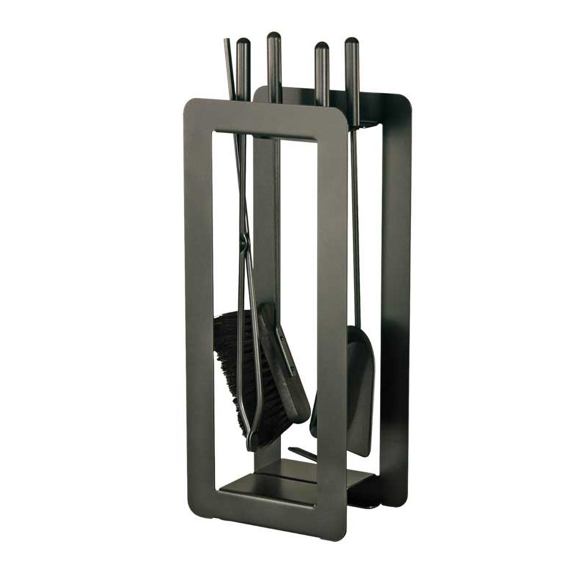 Heibi Kaminbesteck Modern III, 4-teilig, Stahl pulverbeschichtet