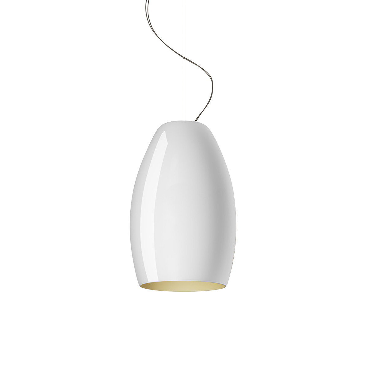Foscarini Buds 1 Sospensione, bianco caldo (warmweiß, innen gelb)