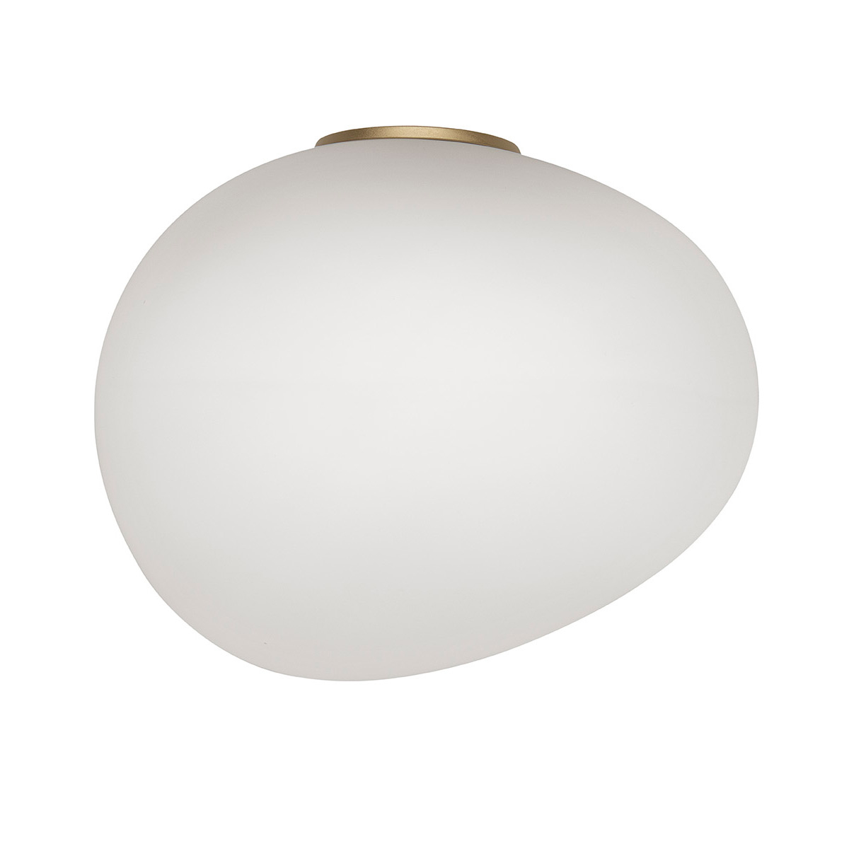 Foscarini Gregg Grande Semi 2 Parete, bianco/oro (weiß/Gold)