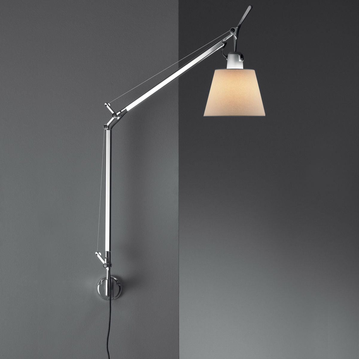 Artemide Tolomeo Basculante Parete, Pergament