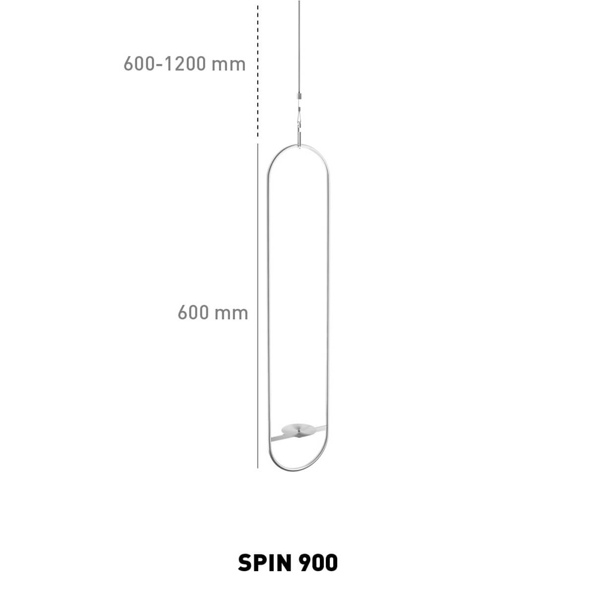 Höfats Spin 90 Hängesystem, Maßzeichnung