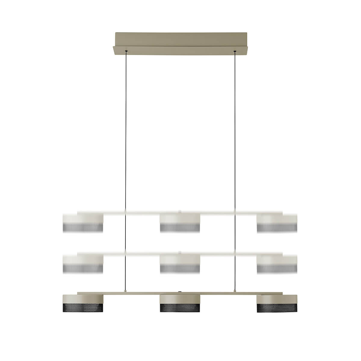 Mesh LED Pendelleuchte, 3-flg.