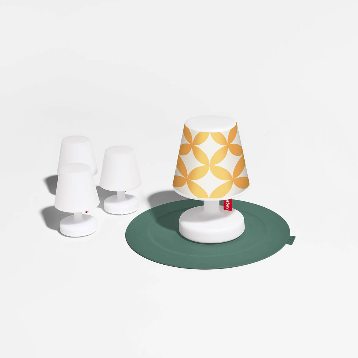 Fatboy Edison the Petit LED Akkuleuchte mit Cooper Cappie Shabby Disco, orange