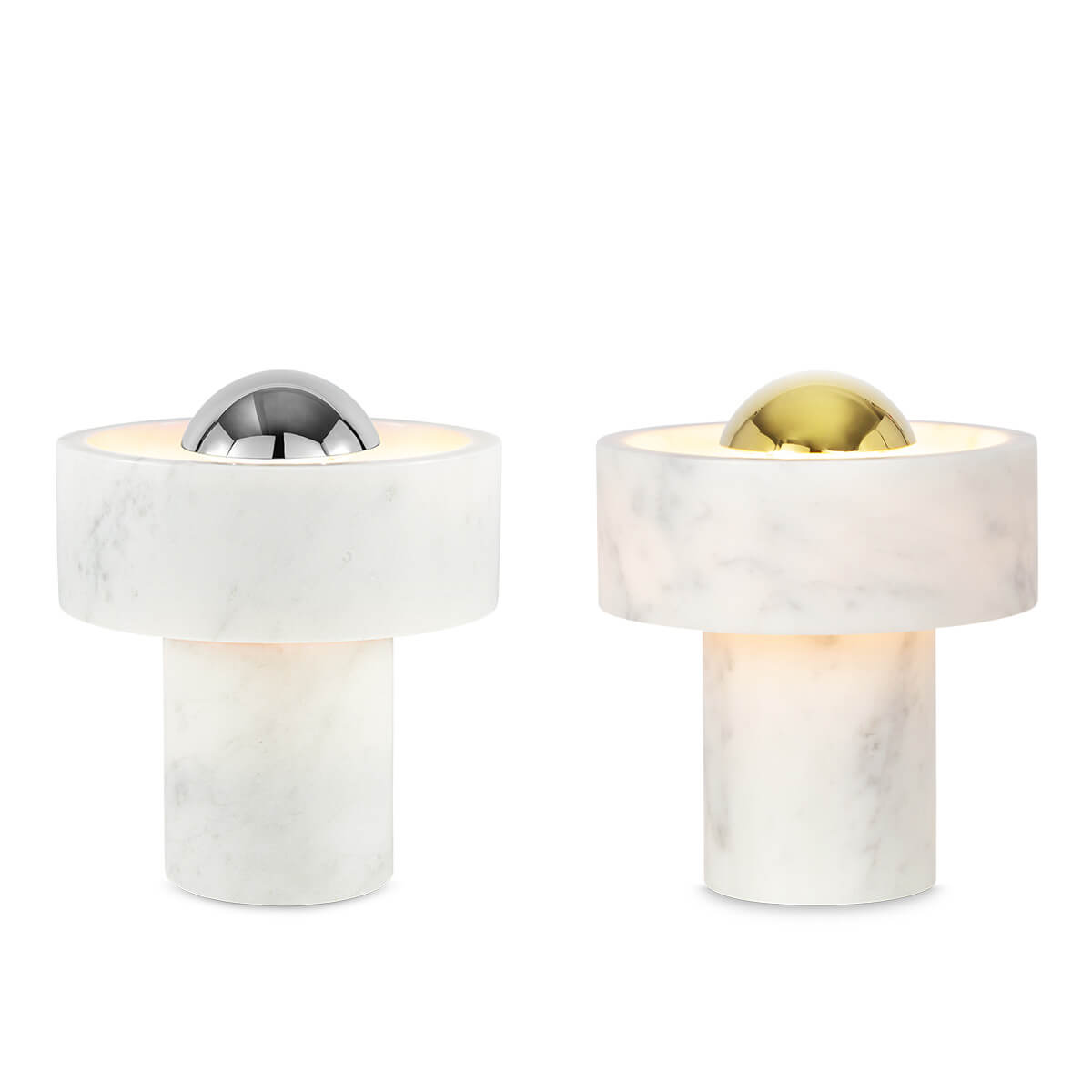 Tom Dixon Stone Portable LED Akkuleuchte, alle Ausführungen (eingeschaltet)