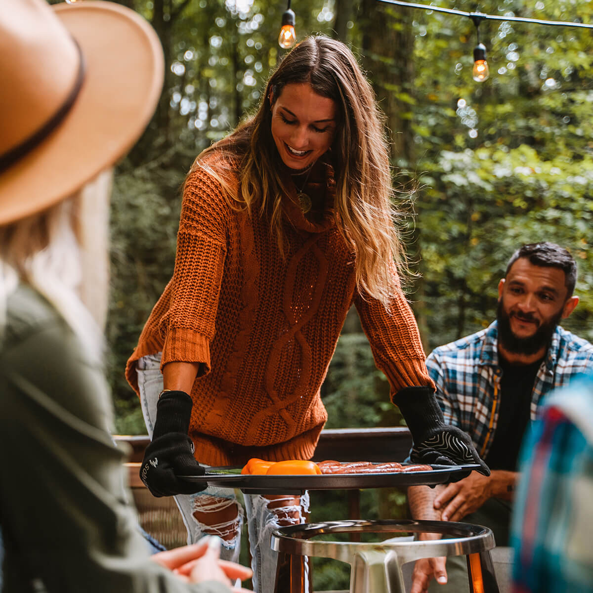 Bonfire Gusseisen-Grillrost mit Aufsatz