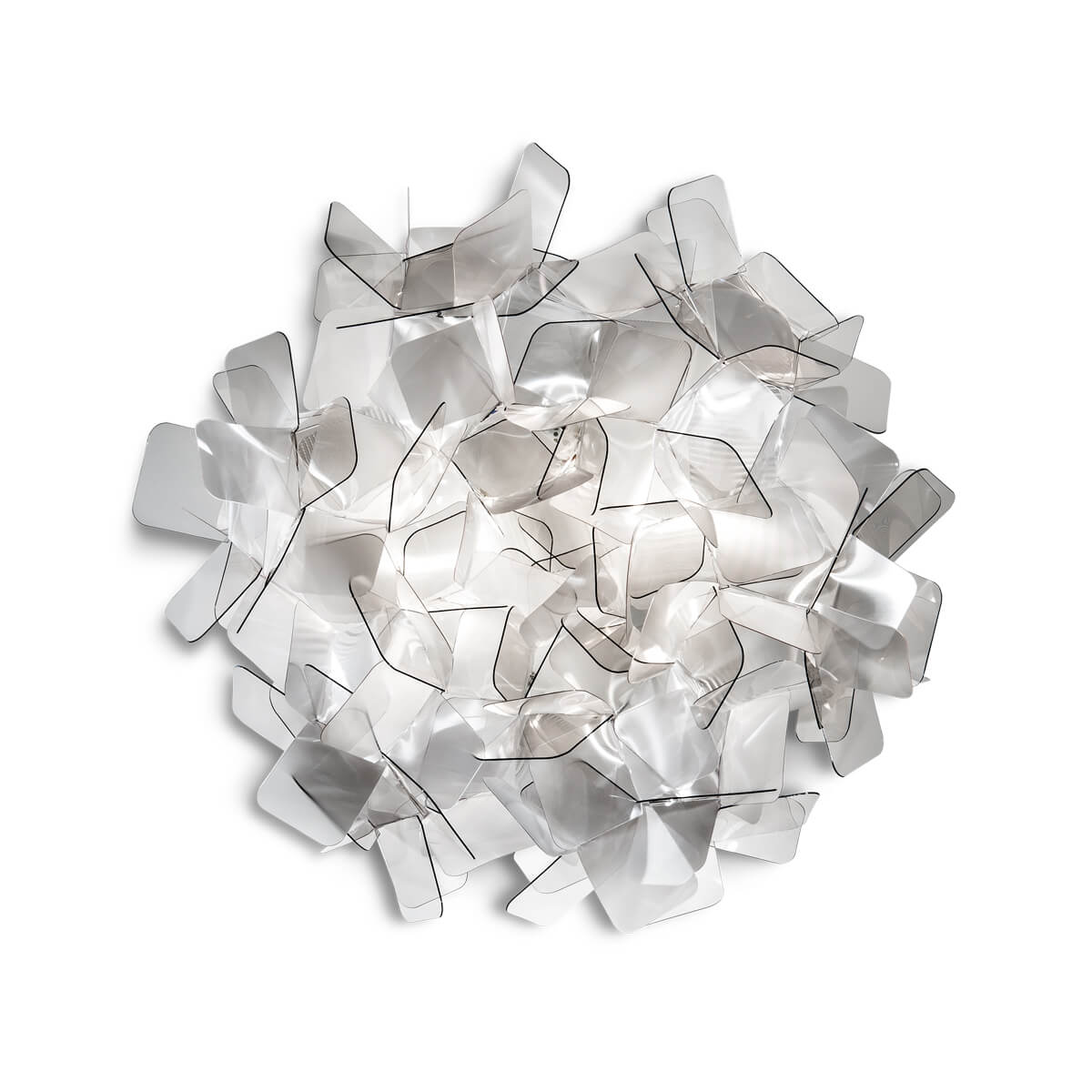 Slamp Clizia Ceiling / Wall Medium, fumé (grau)