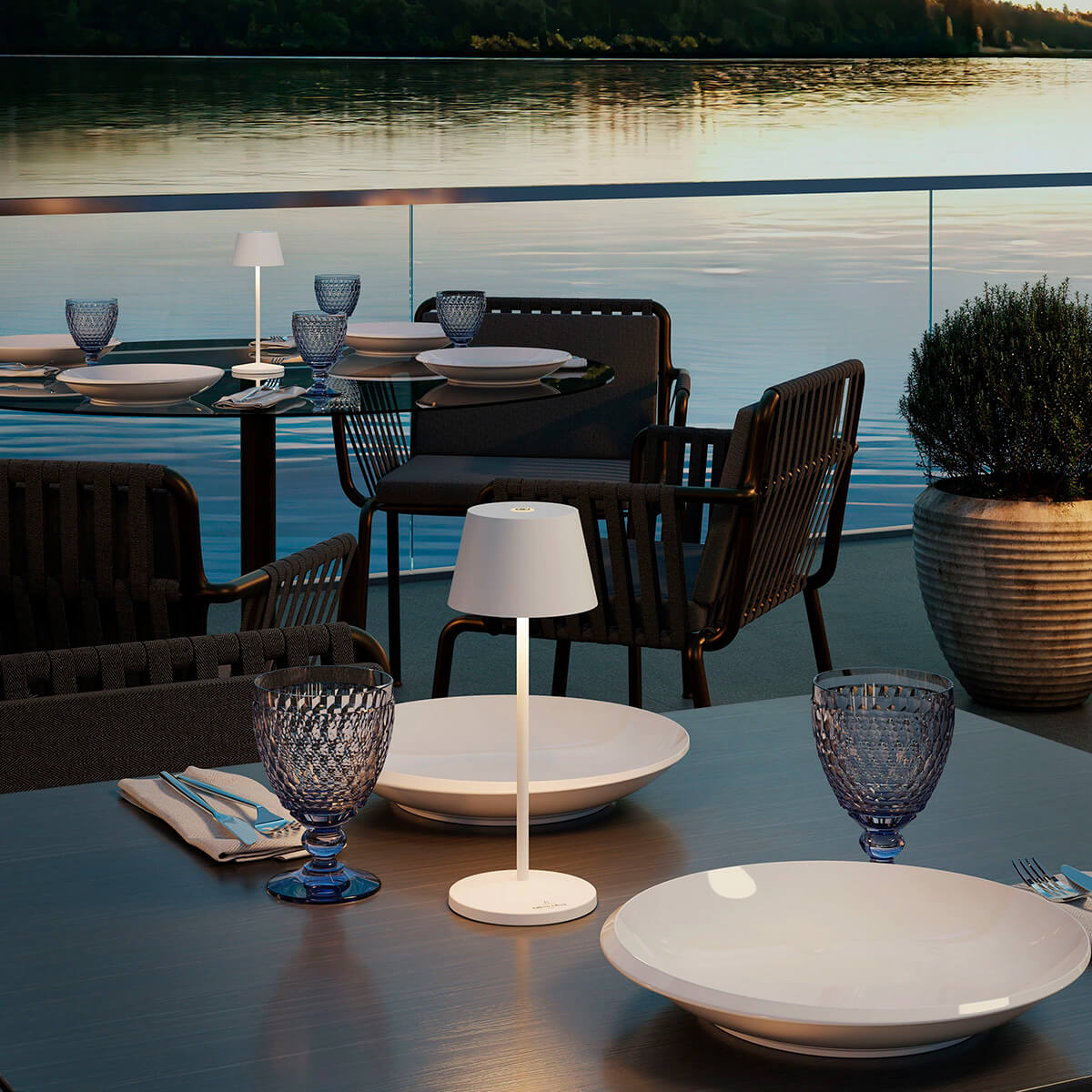 Villeroy & Boch Seoul Micro RC LED Akkuleuchte, weiß