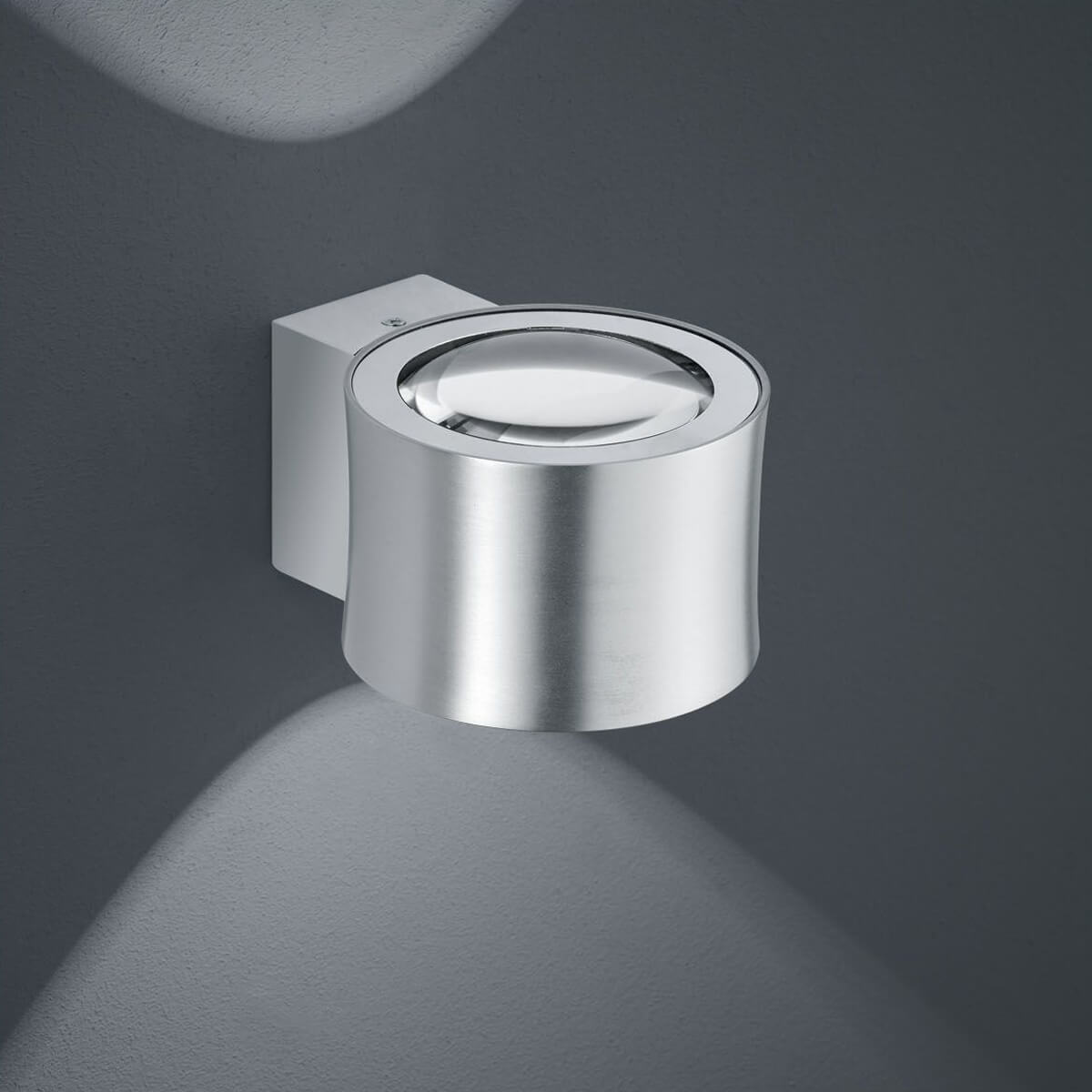 Bankamp Impulse LED Wandleuchte, Nickel matt / Chrom