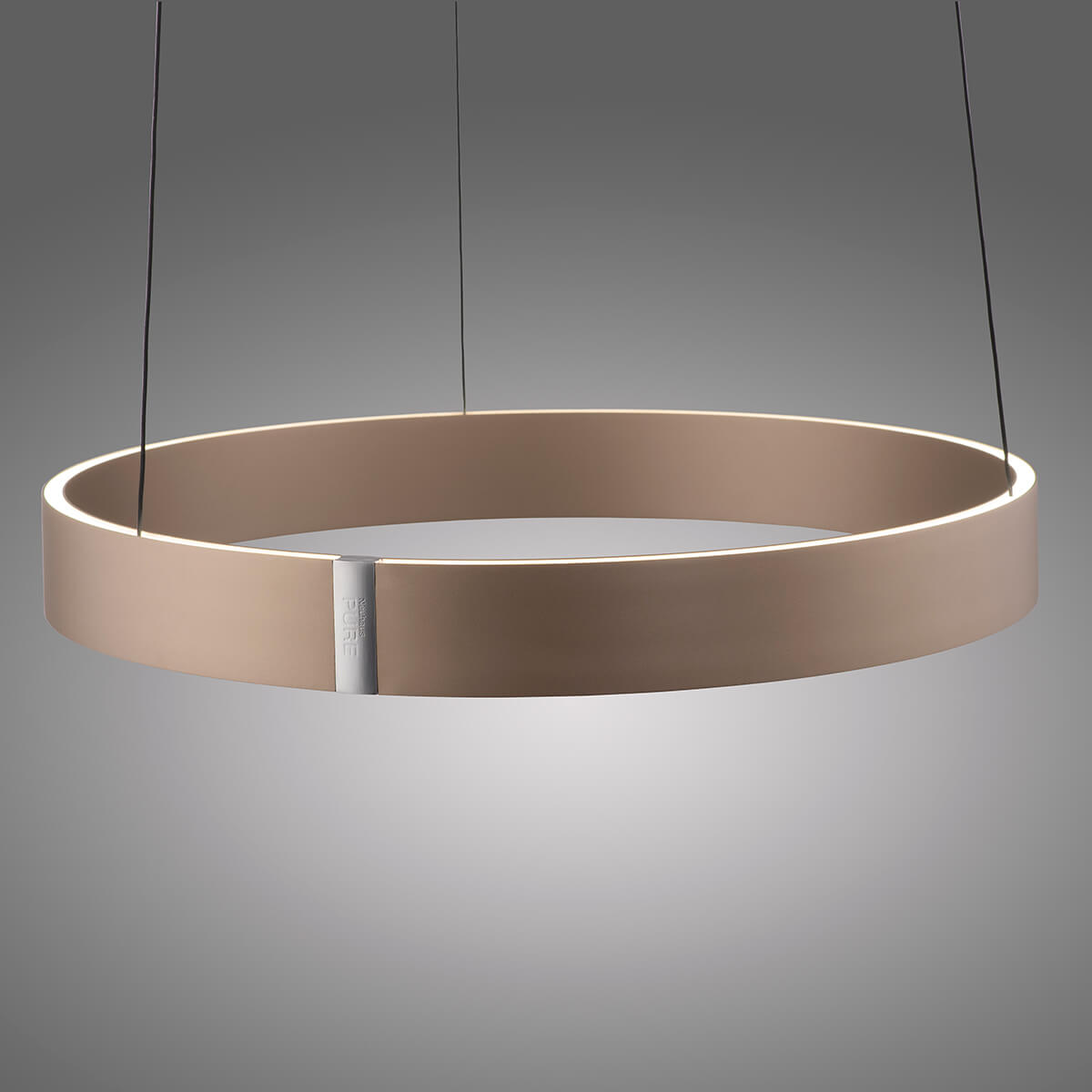 Neuhaus PURE E-Clipse LED Pendelleuchte, Ø: 50 cm, Bronze hell