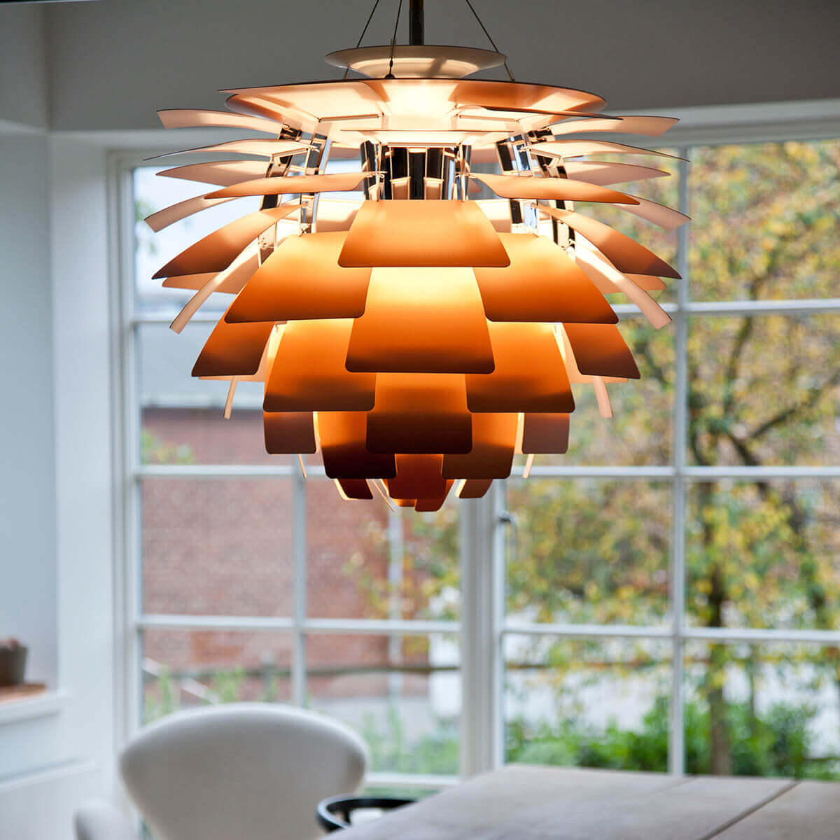 Louis Poulsen PH Artichoke 480 Pendelleuchte, Ø: 48 cm, Kupfer