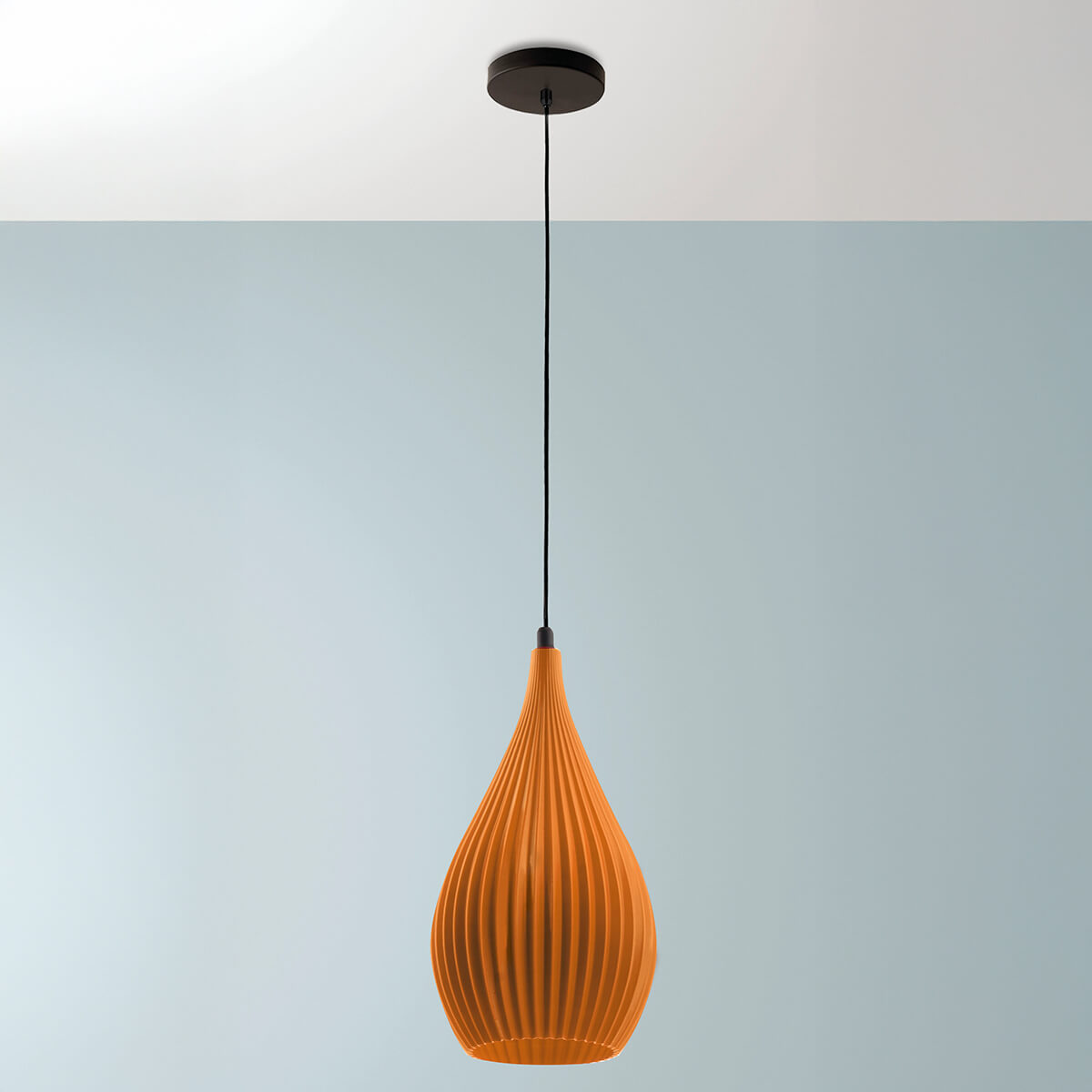 Fabas Luce Lisa Pendelleuchte, senffarben
