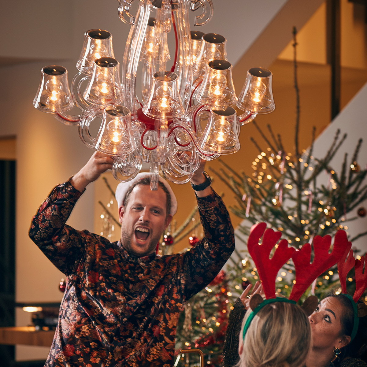 Fatboy Rockcoco 12.0 LED Outdoor Pendelleuchte, transparent