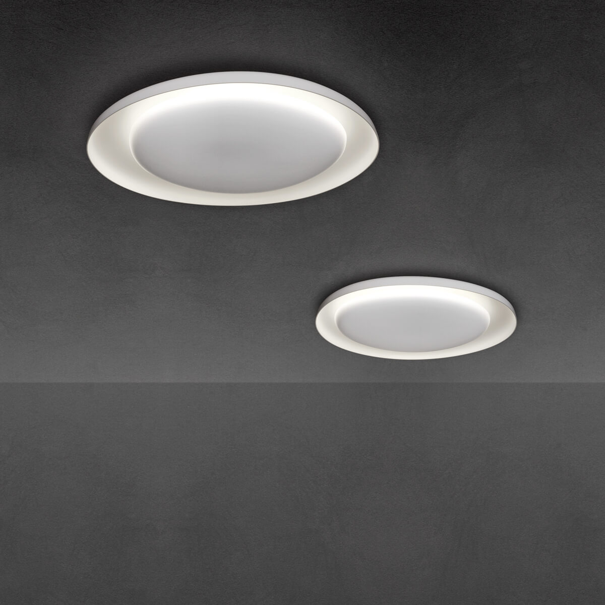 Foscarini Bahia Mini LED Parete / Soffitto, bianco (weiß)