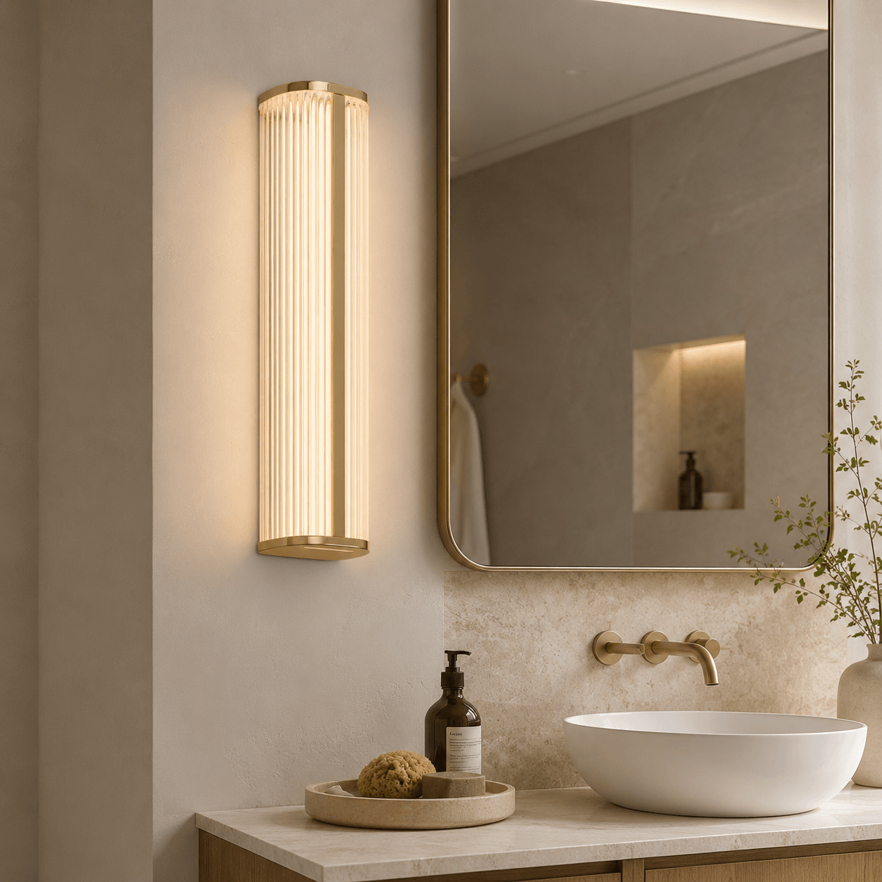 Glance LED Wandleuchte