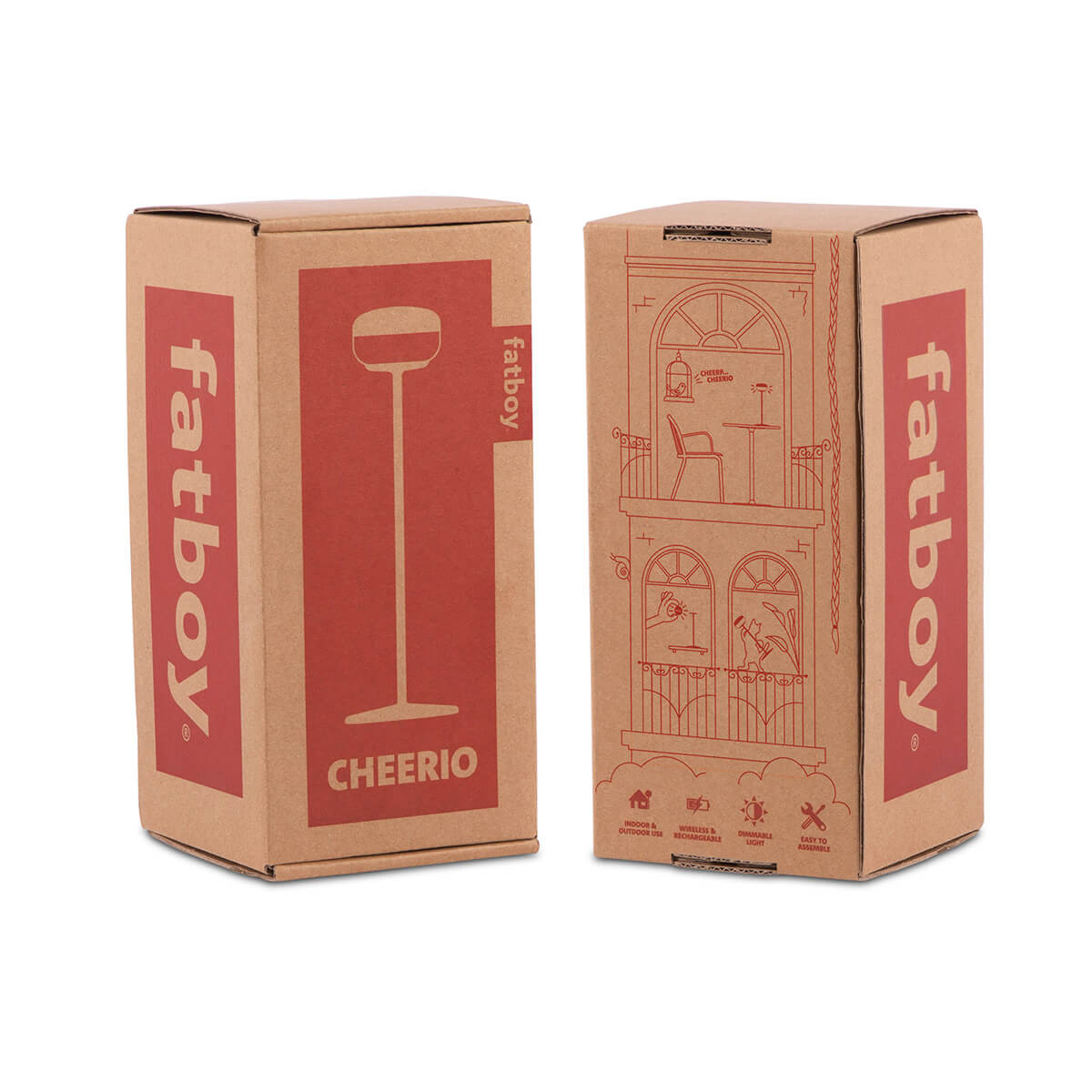 Fatboy Cheerio LED Akkuleuchte, Verpackung