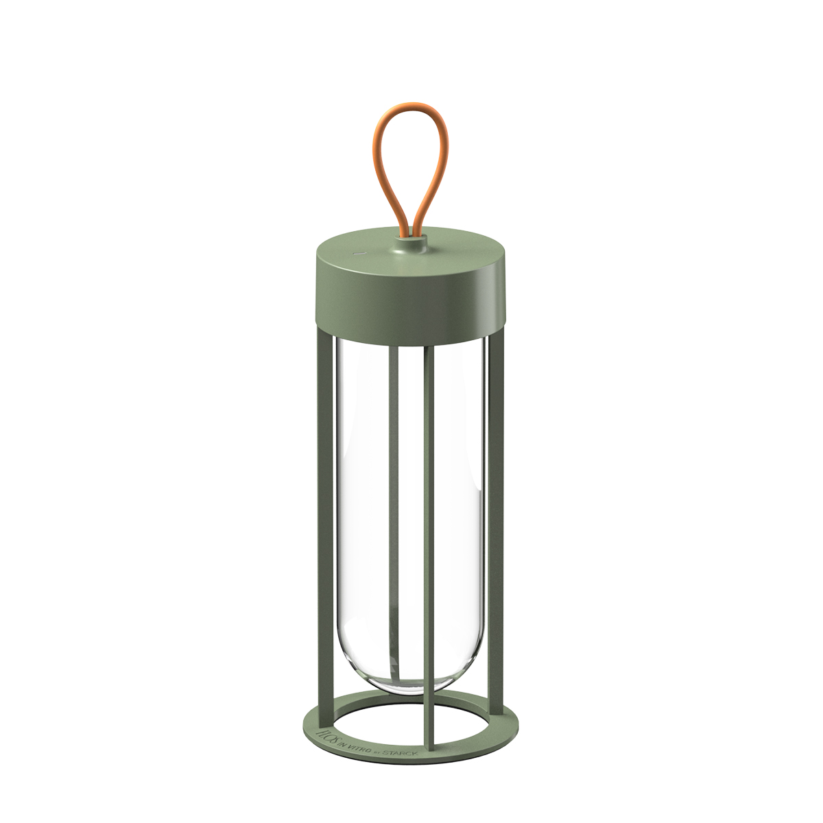 Flos In Vitro Unplugged LED Akkuleuchte, 2700 K, blassgrün