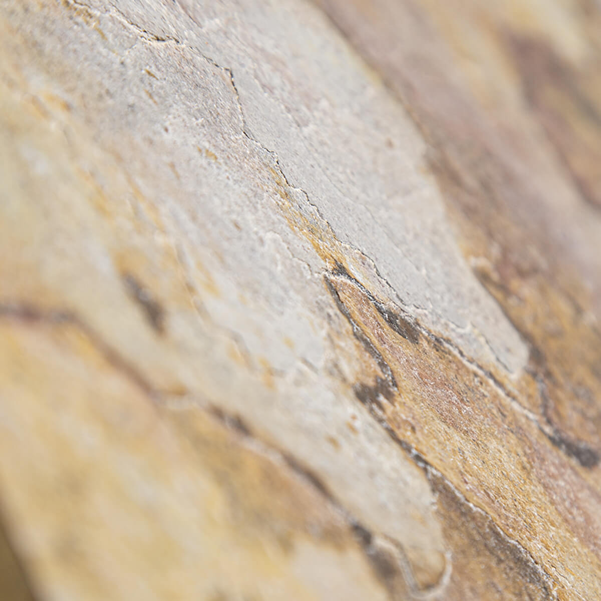 Epstein-Design Würfel Eifel im Herbst Außenleuchte, Schiefer-Oberfläche (©Leuchtenland.com)