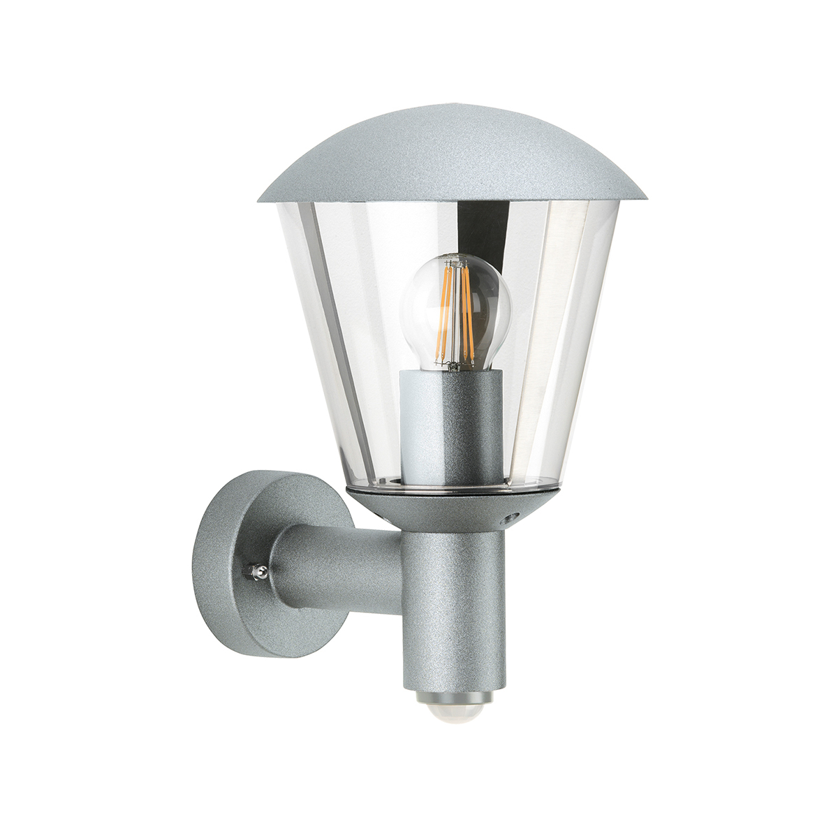 Albert Leuchten 1855 Wandleuchte mit Bewegungsmelder, Silber