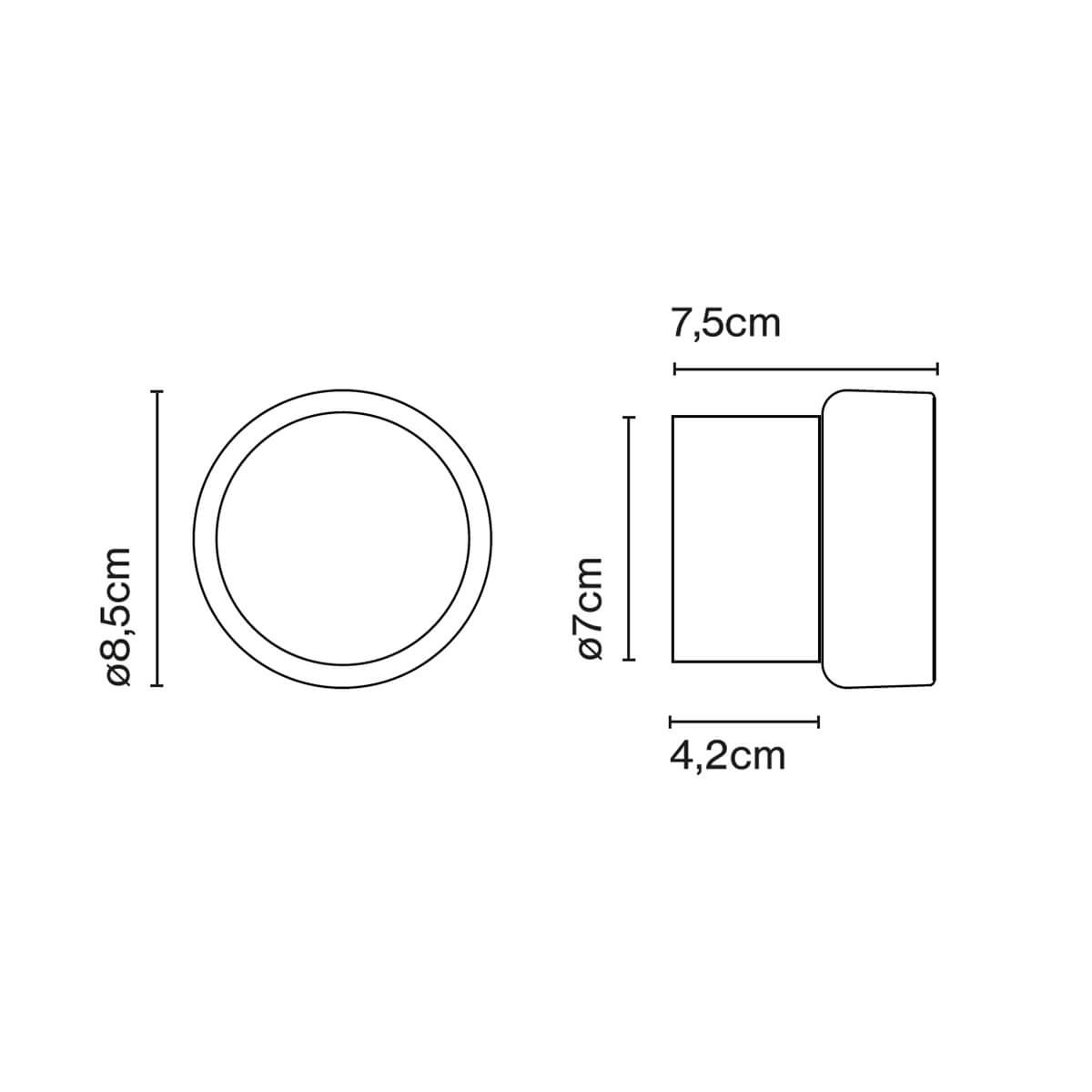 Roc Mini LED Wand- / Deckenleuchte