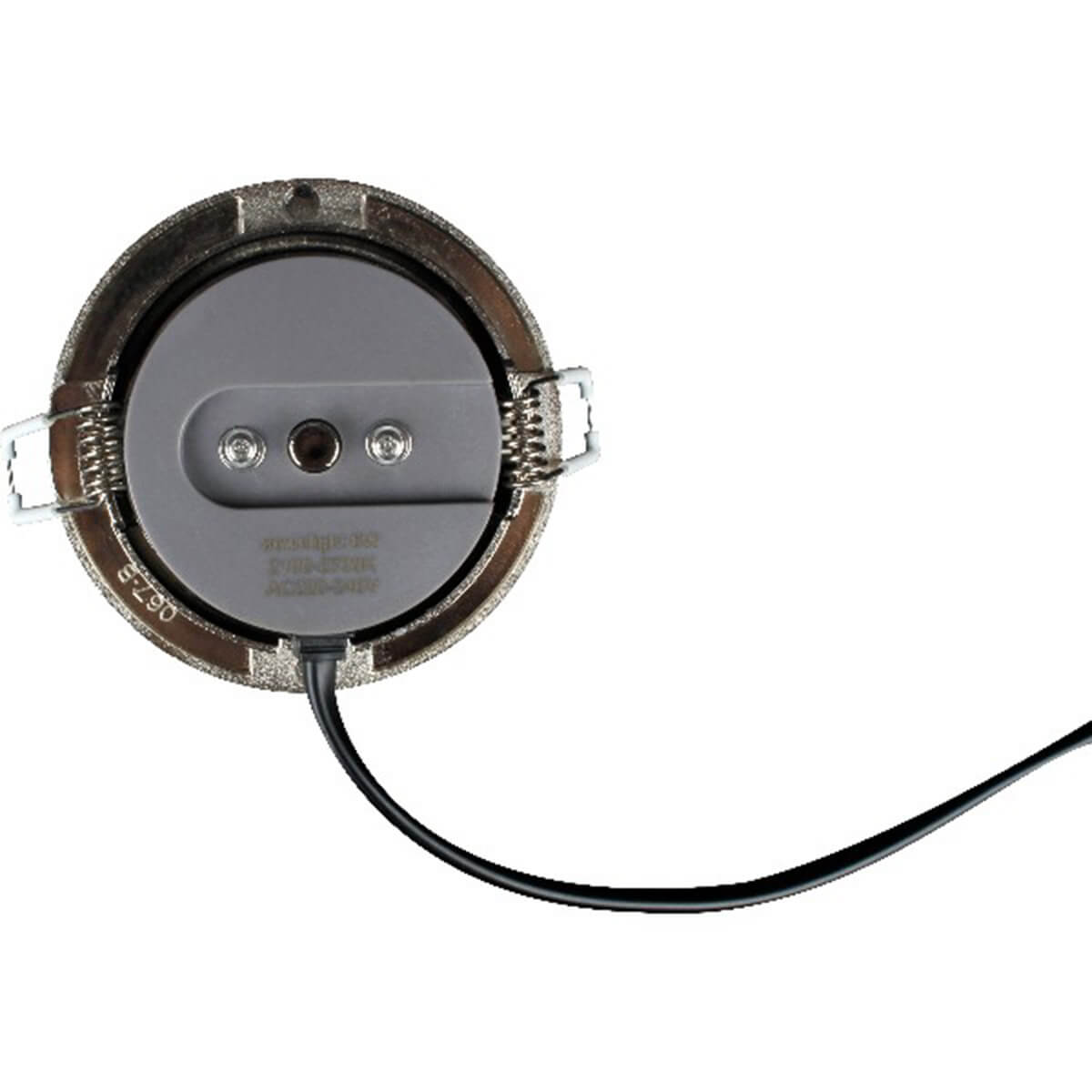 HALUX Slim Downlight IP44 LED recessed spotlight, dim-to-warm