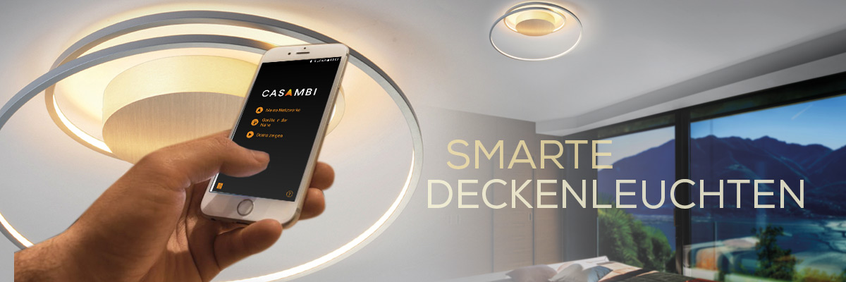 Kategoriebanner smarte Deckenleuchten Kategoriebanner smarte Deckenleuchten