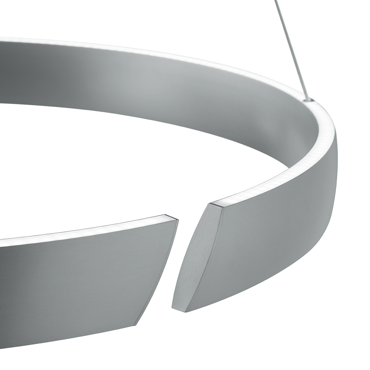 Knapstein Sara-60 LED Pendelleuchte, Nickel matt, Detailansicht