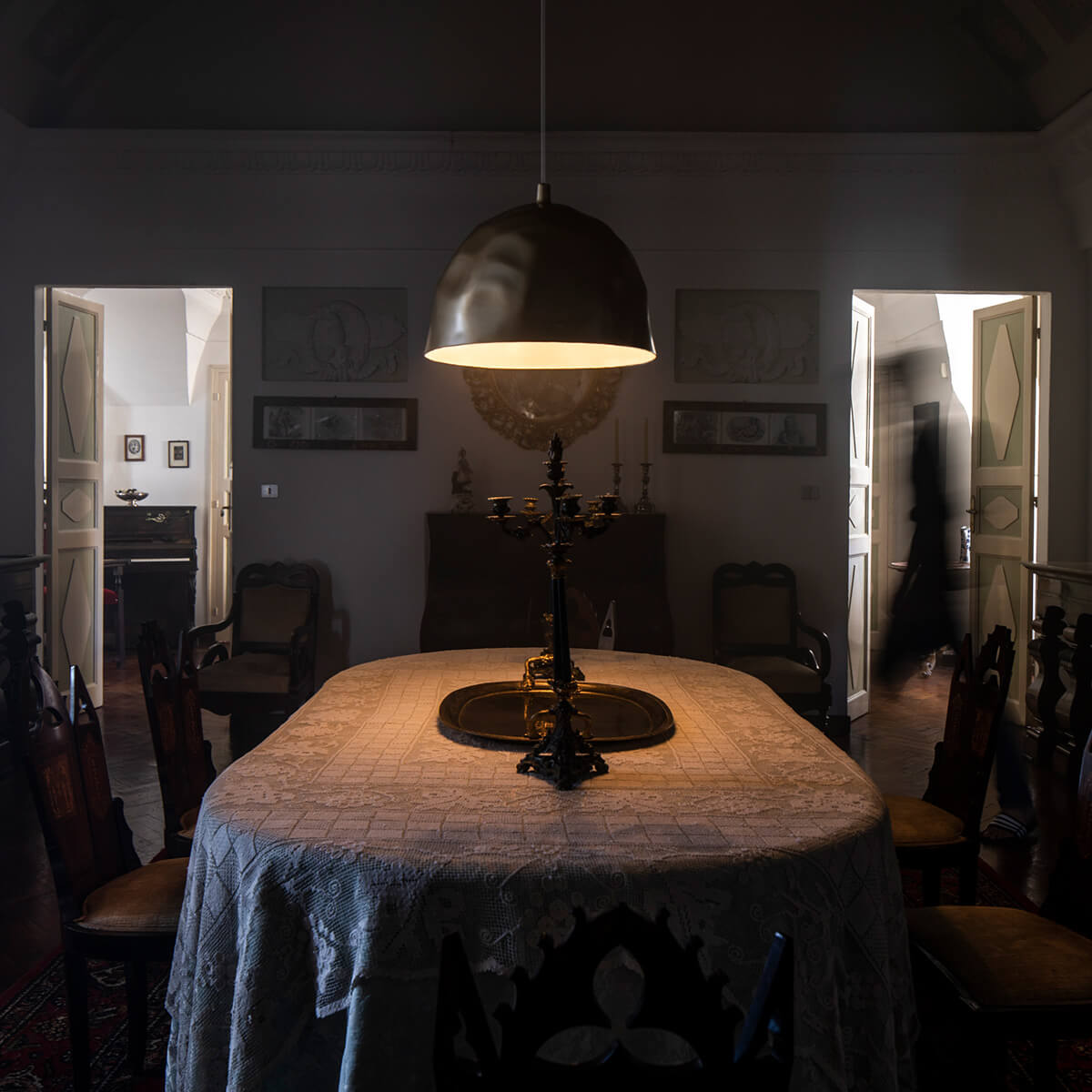 Foscarini Bump Sospensione, petrolio (petrol)