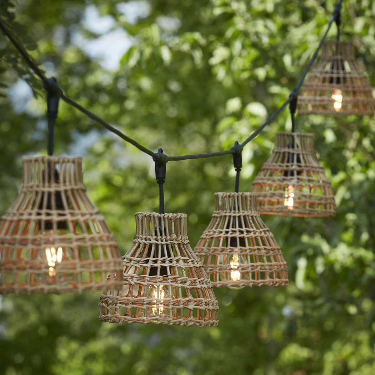 PR Home Sarah Outdoor Lichterkette, natur