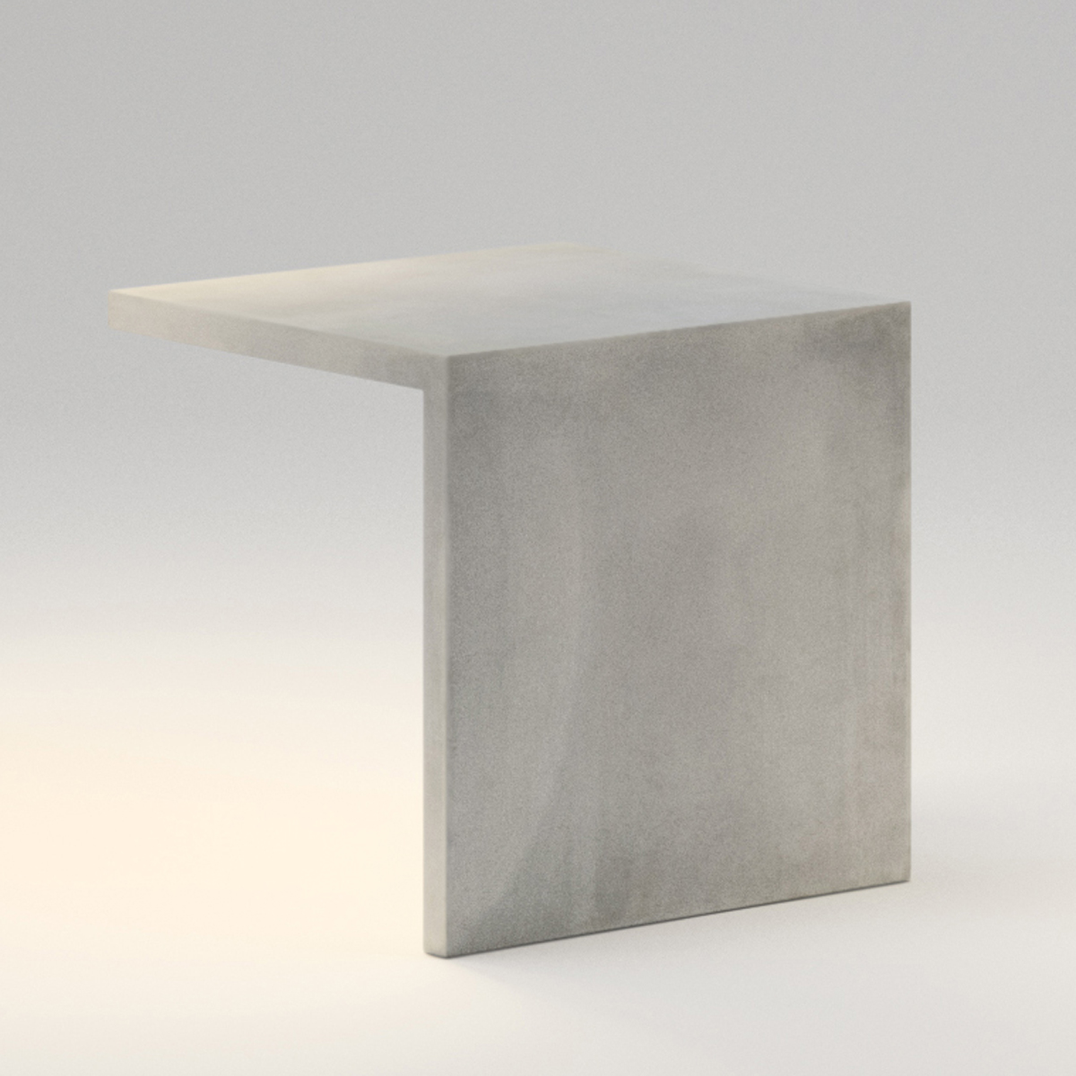 Vibia Empty 4125/4135 LED Außenleuchte, 45 x 45 x 45 cm, Beton grau