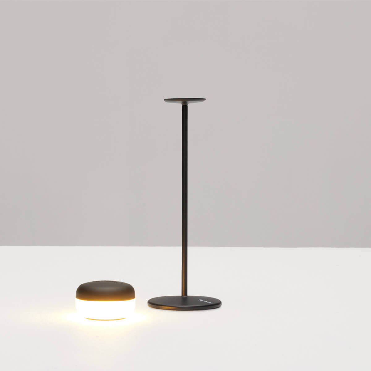 Fatboy Cheerio LED Akkuleuchte, anthrazit matt, abnehmbare LED-Leuchte