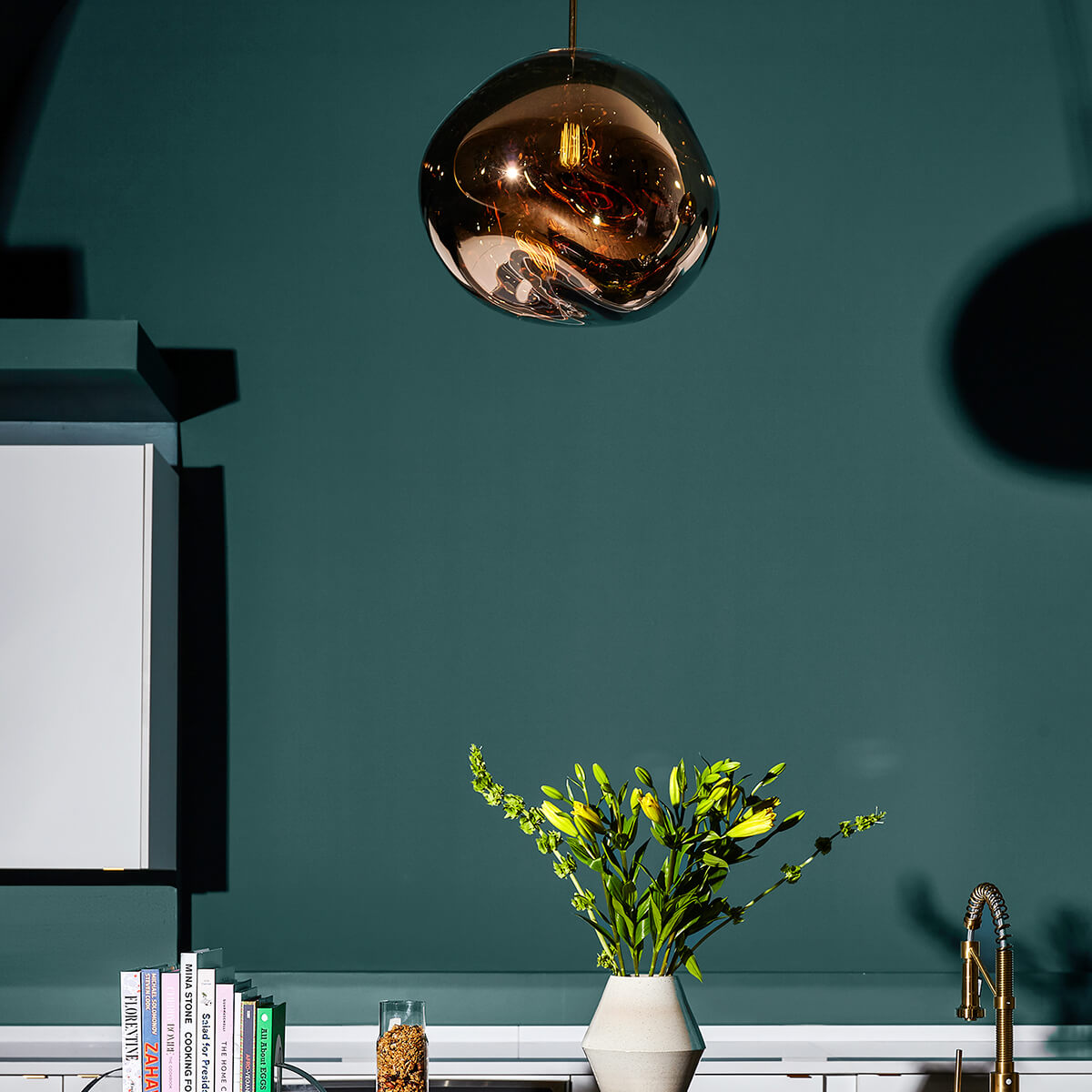 Tom Dixon Melt Mini LED Pendelleuchte, Gold
