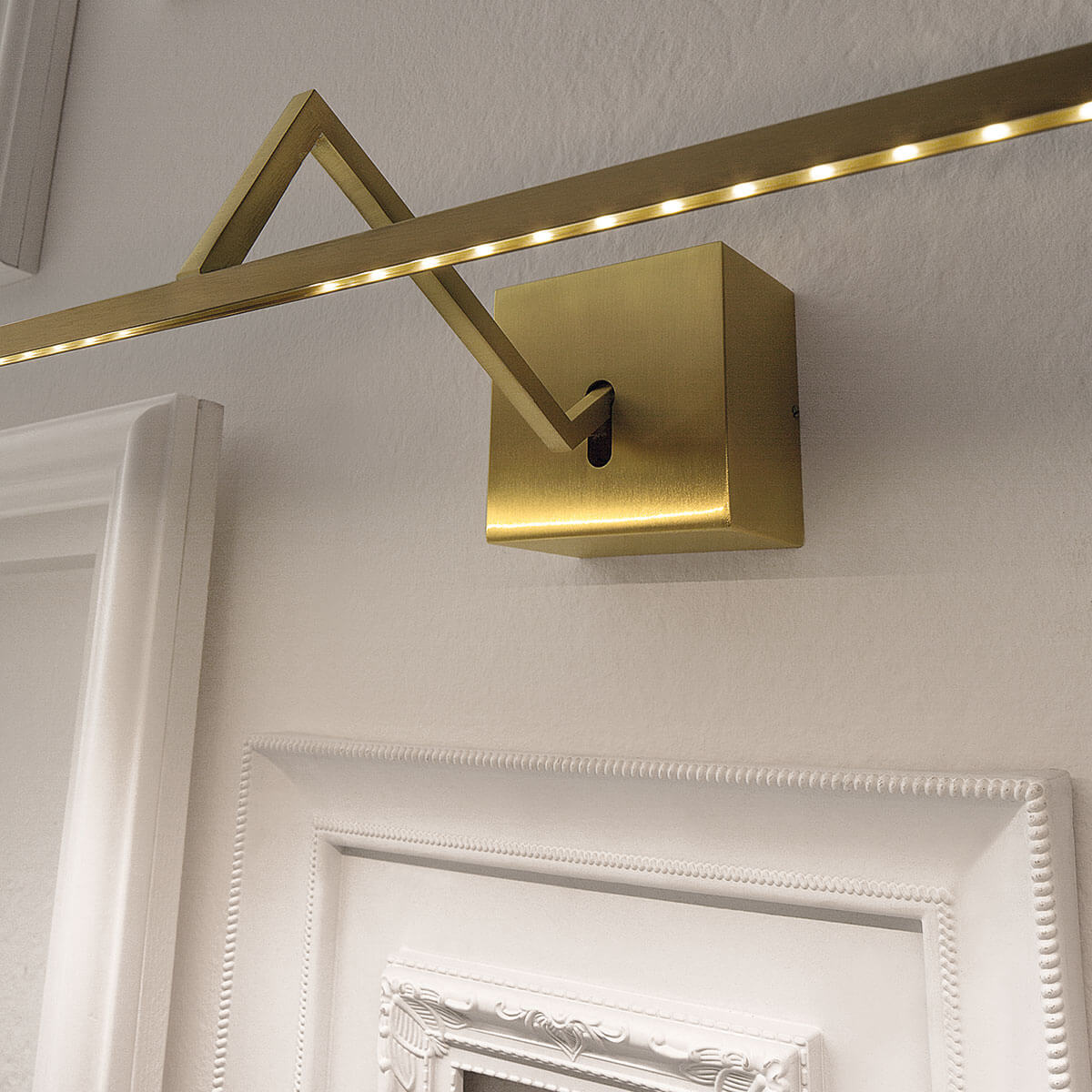 Icone Zeta LED Bilderleuchte, Länge: 50 cm, Gold matt