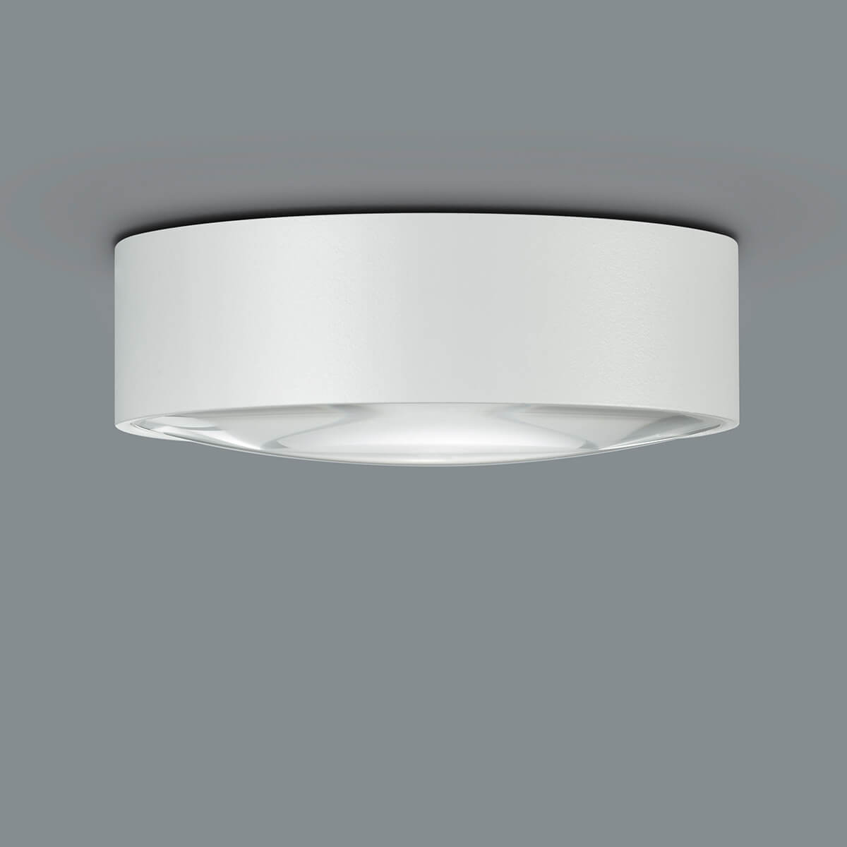 Helestra Posh LED Außendeckenleuchte, weiß matt