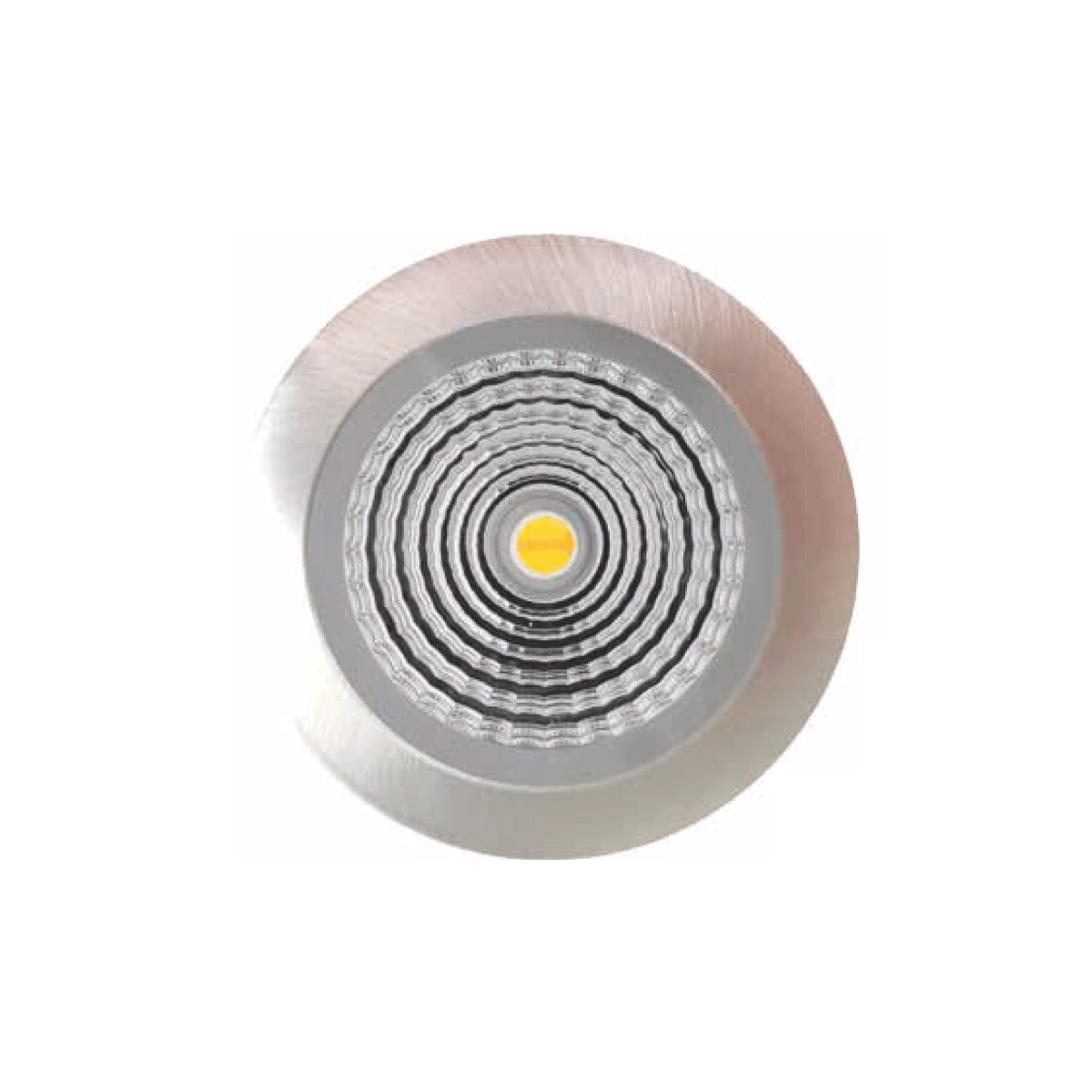 Mobilux MOBiDIM COB SLIM IP65 R LED Einbaustrahler, Dim-to-Warm, Aluminium gebürstet