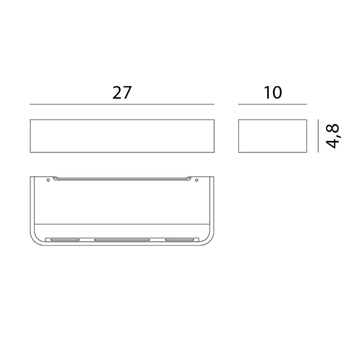 Rotaliana Frame W2 LED Wandleuchte
