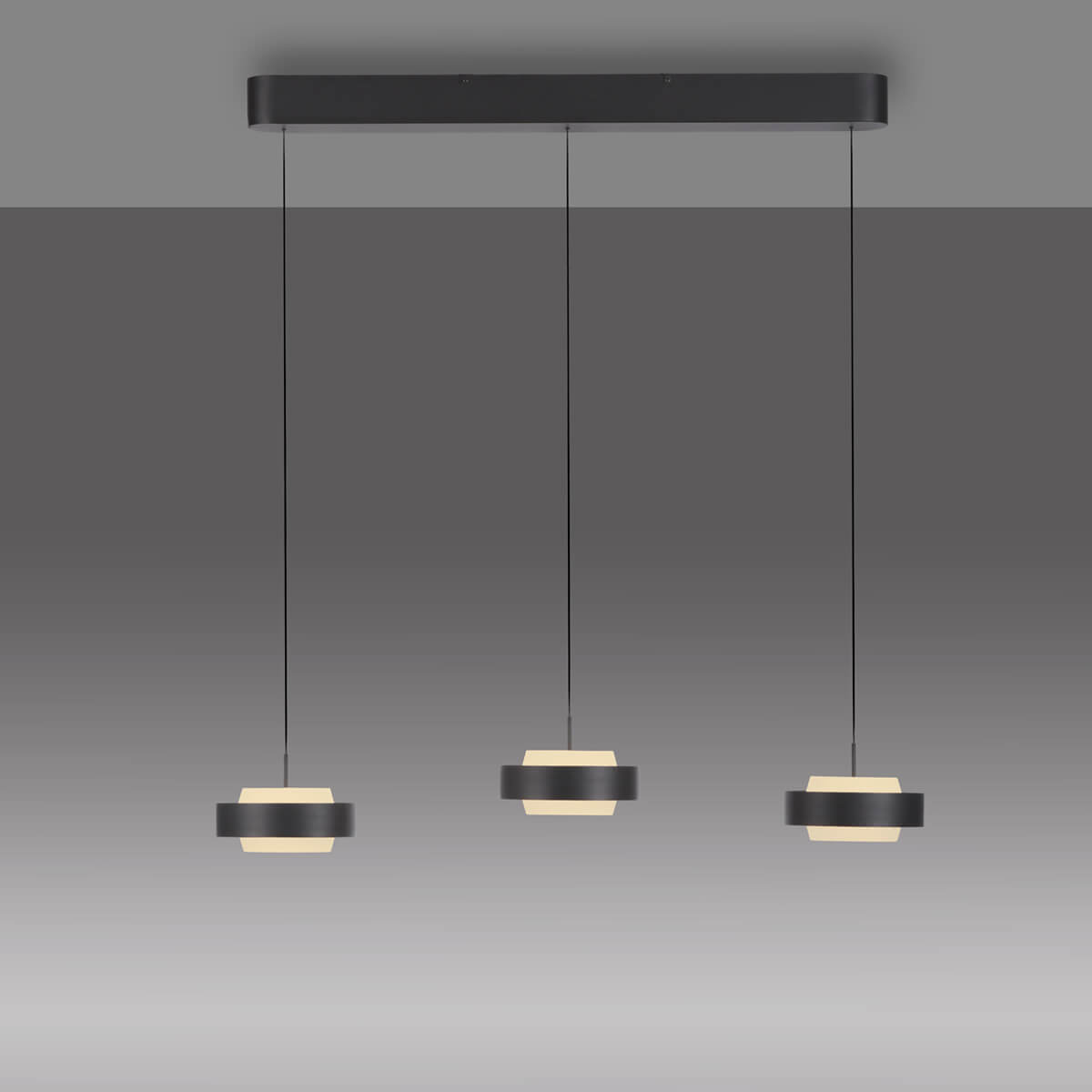 Elmo LED Pendelleuchte, 3-flg.