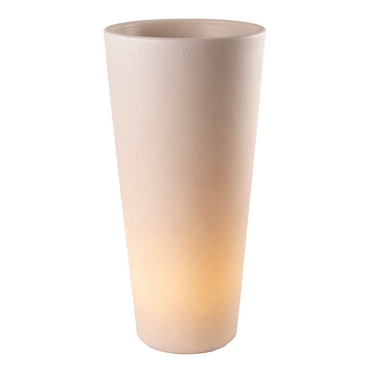 8 seasons Design Shining Classic Pot XL Pflanztopf / Dekoleuchte, sand
