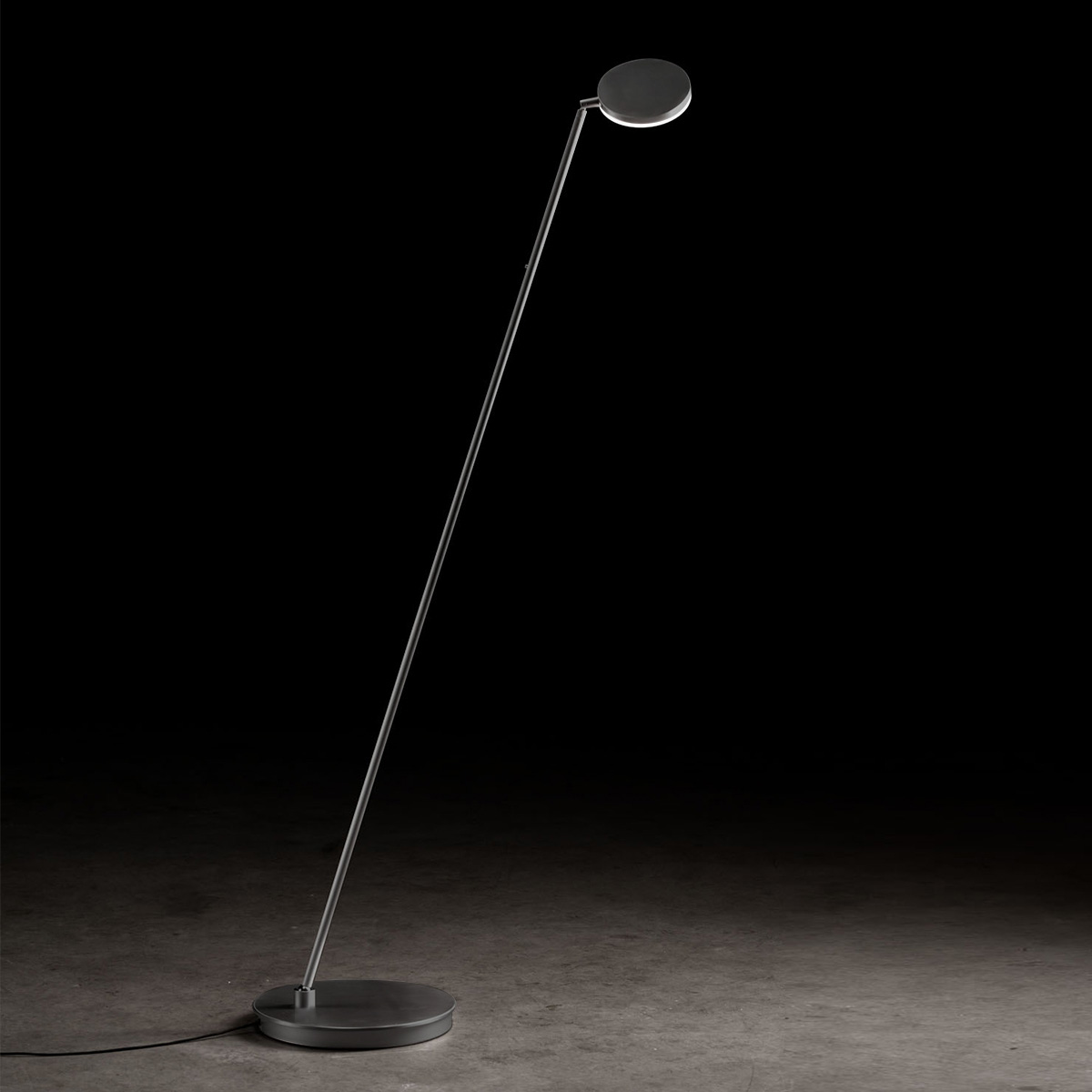 Holtkötter Plano S LED Stehleuchte, Platin
