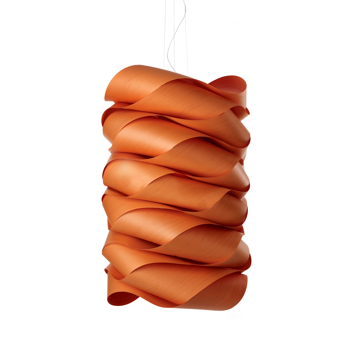 LZF Lamps Link Chain 3 Pendelleuchte, orange