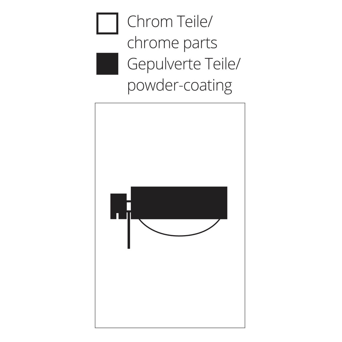 Top Light Puk Maxx Fix + LED Klemmleuchte, Oberflächenbeschaffenheit der Bicolor-Versionen
