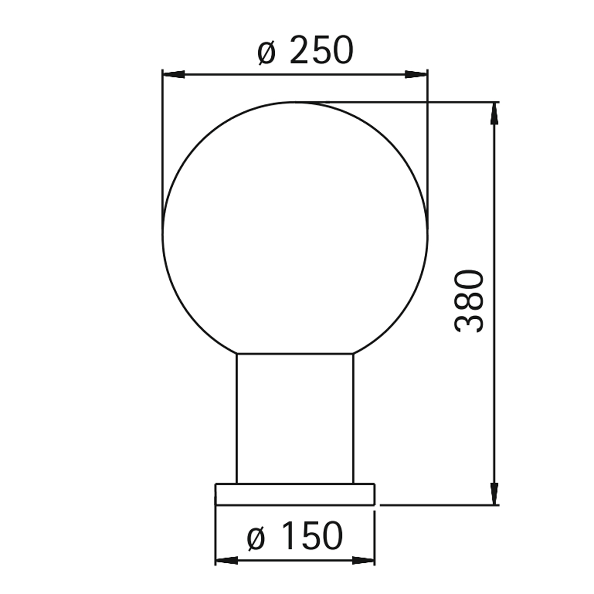 Albert Leuchten 0503 Sockelleuchte