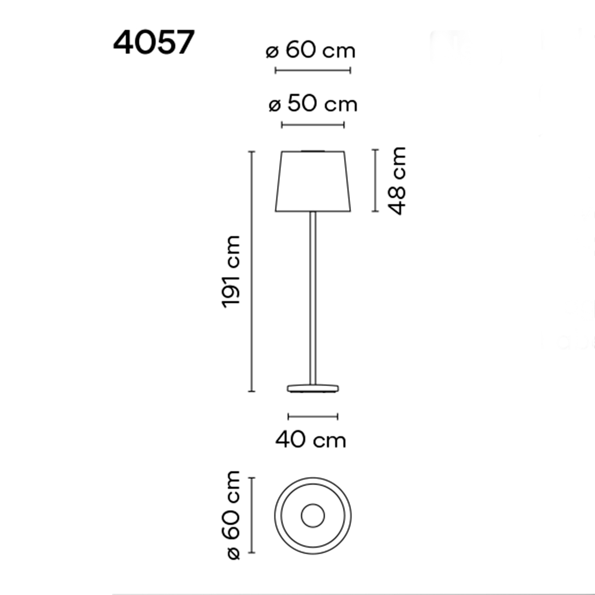 Vibia Wind 4057 Outdoor LED Stehleuchte