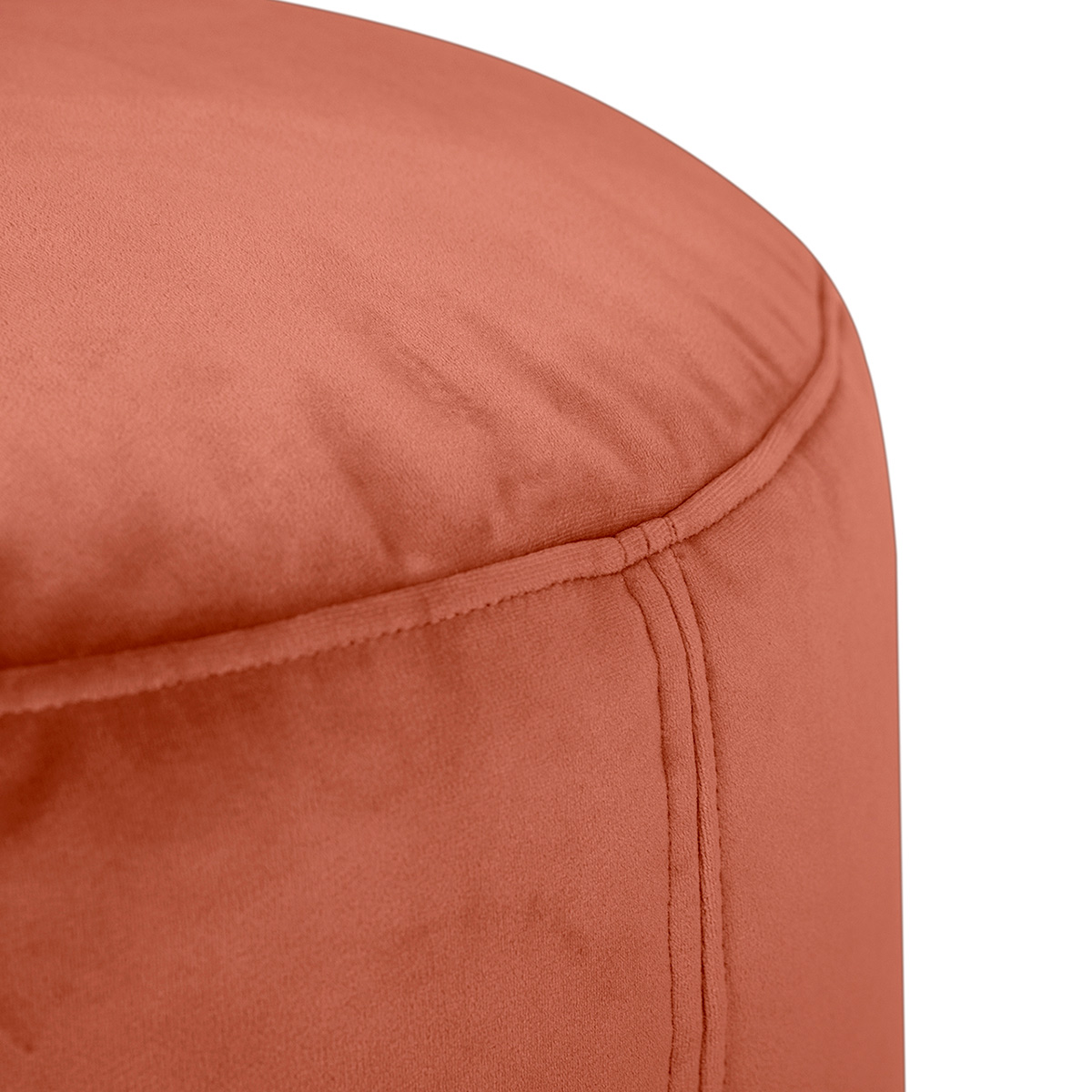 Point Velvet Hocker