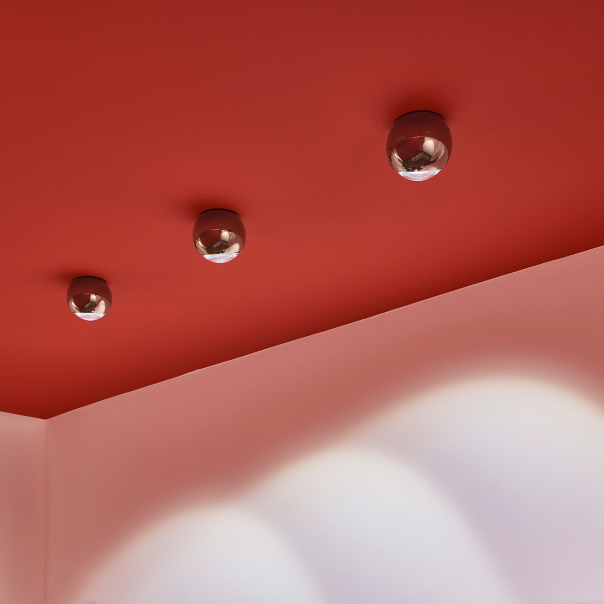 Occhio io giro Volt C LED Deckenstrahler, Roségold