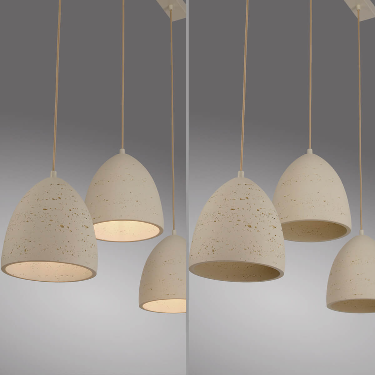 Traventa Pendelleuchte, 3-flg.