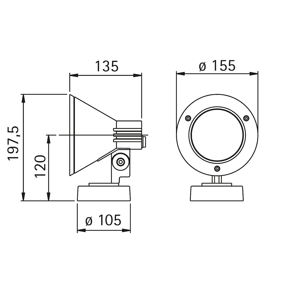Albert Leuchten 2355 Wandstrahler