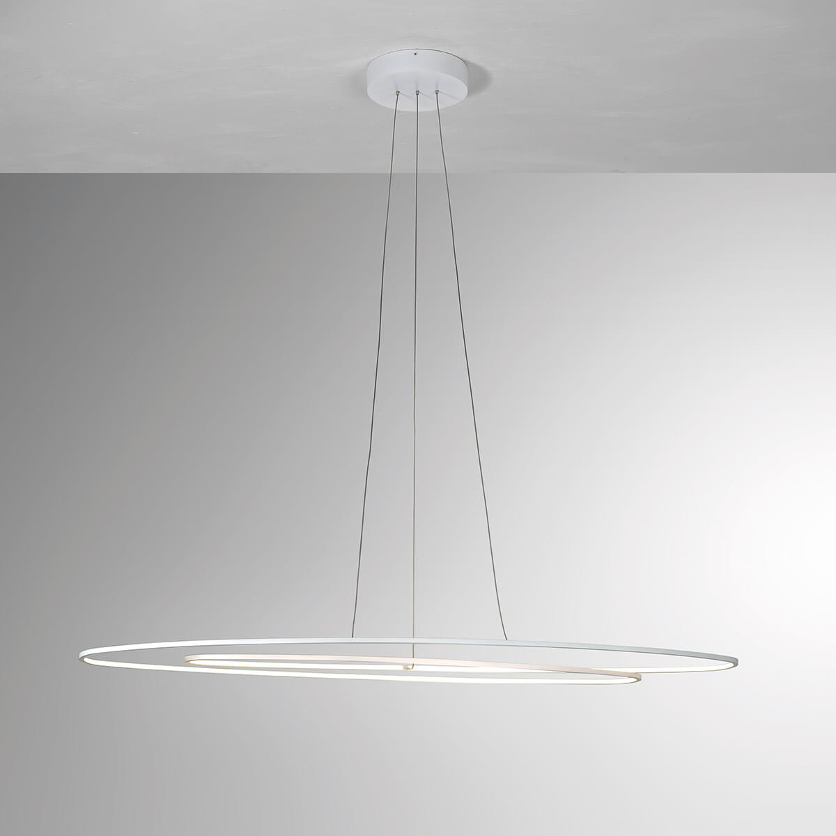 Bopp Flair LED Pendelleuchte, Rückläufer, weiß Flair LED Pendelleuchte, Rückläufer