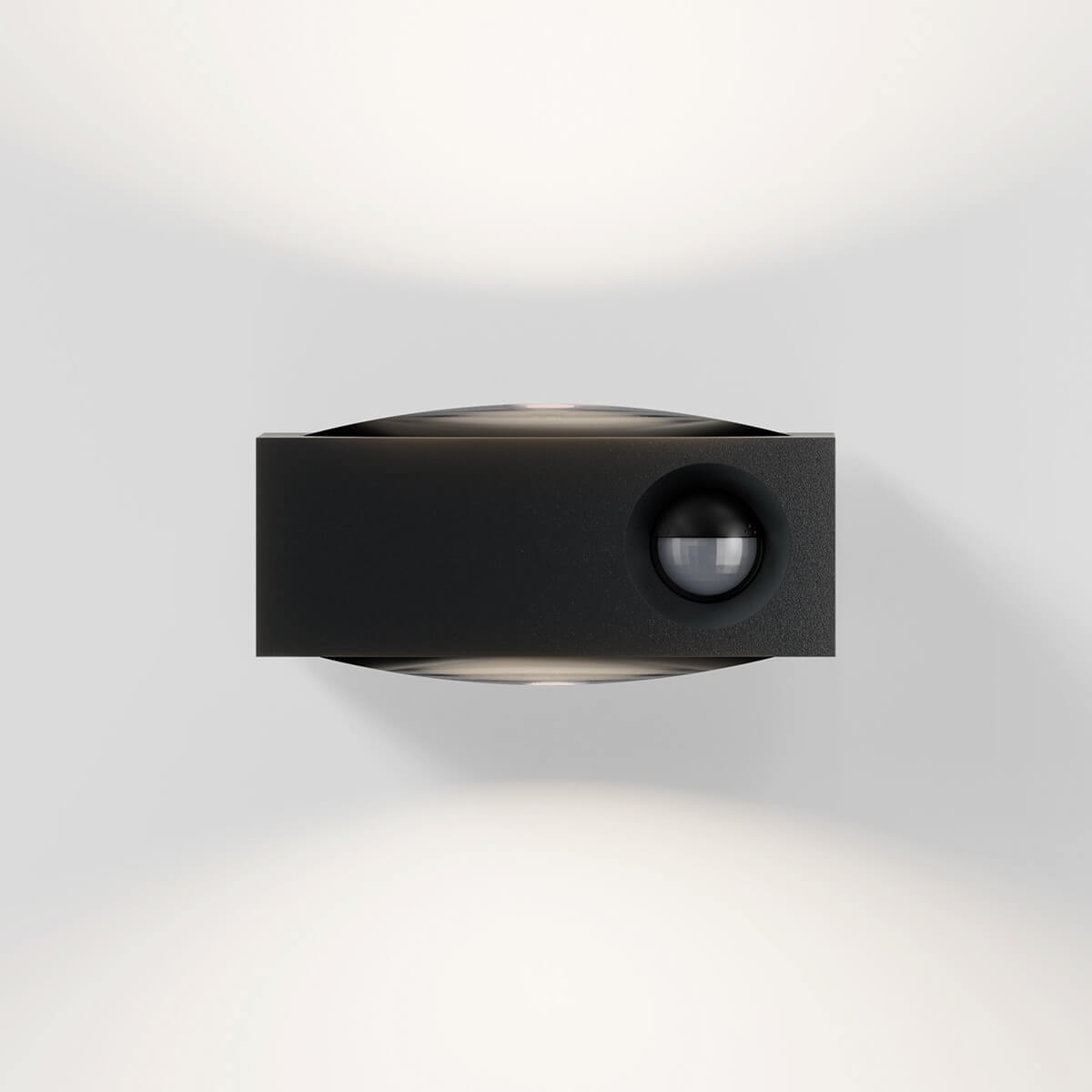 IP44.DE Luci Control LED Außenwandleuchte, deep black (schwarz)