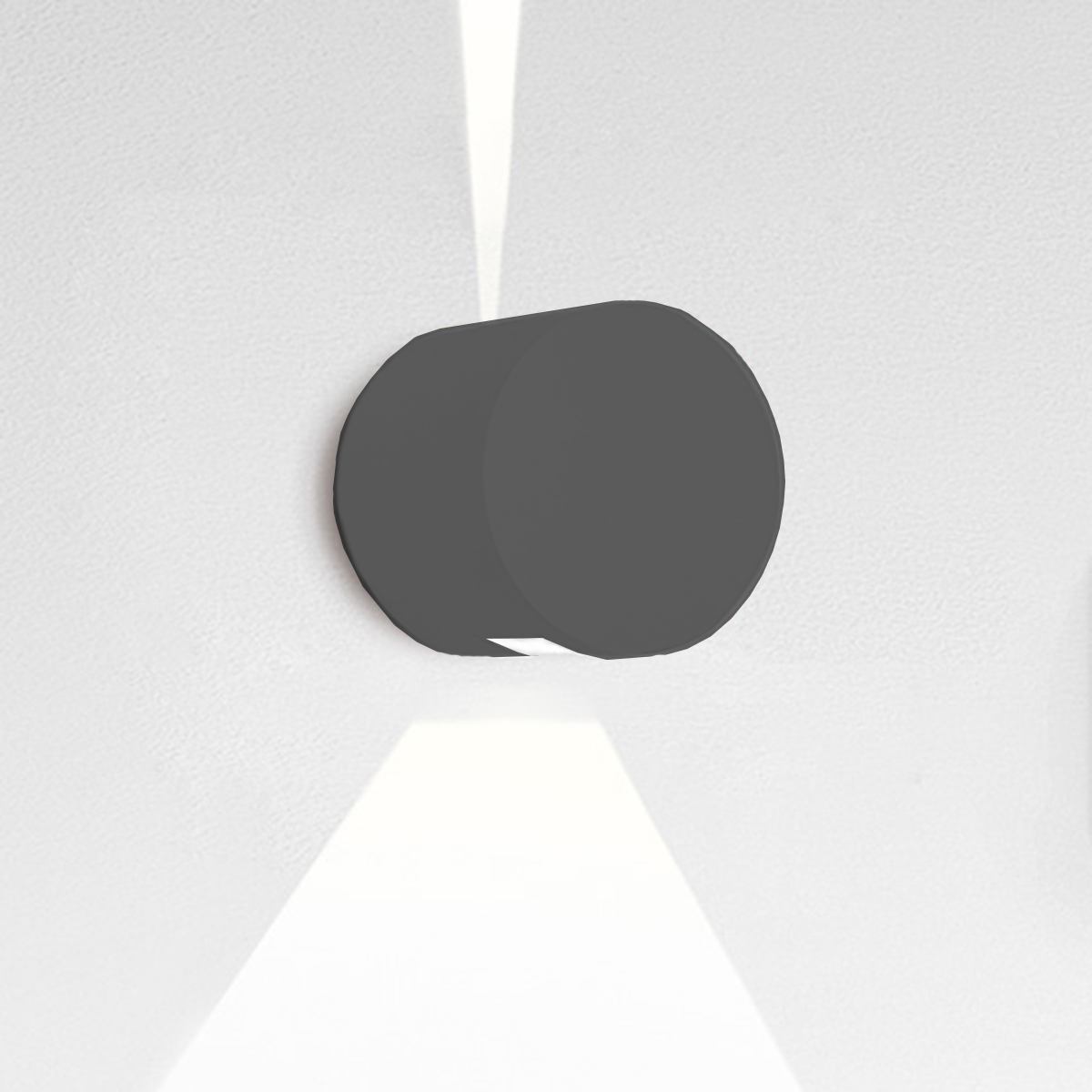 Artemide Outdoor Effetto 16R LED Außenwandleuchte NL, 1 x 4°-1 x 40°, anthrazit