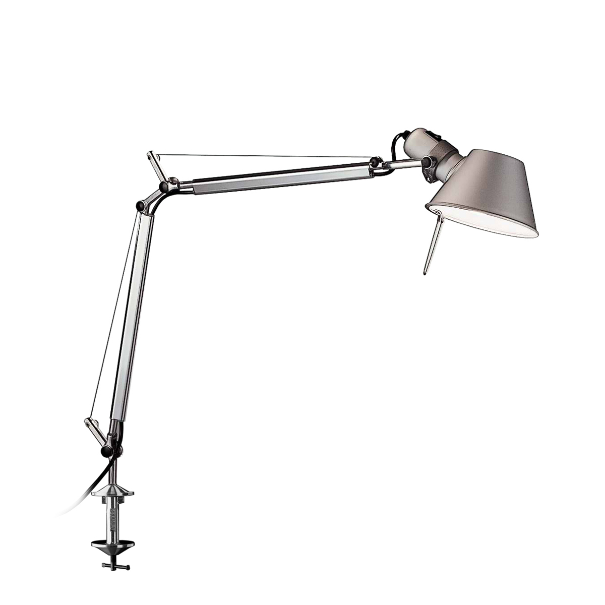 Artemide Tolomeo Mini Tavolo mit Tischklemme, Aluminium